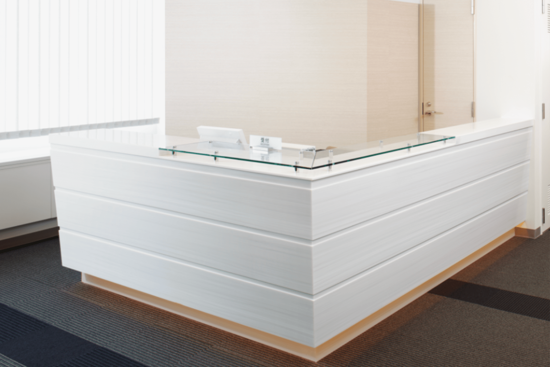 受付カウンターに適した素材