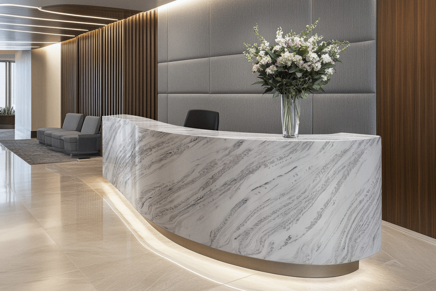 受付カウンターの素材の選び方とは？各素材を比較解説