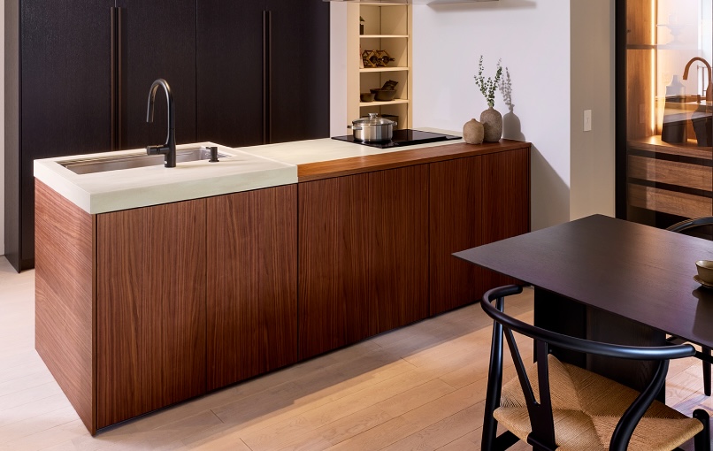 こだわりの素材が生み出すくつろぎの空間