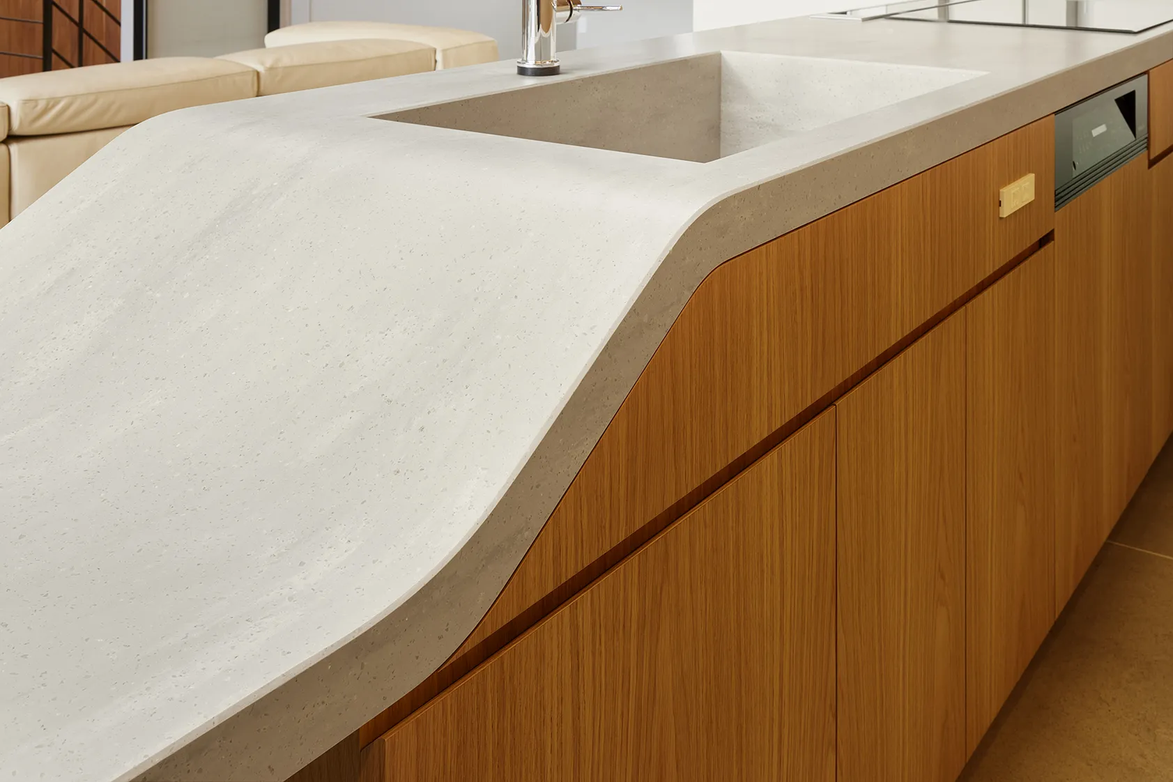 コーリアン® で作るキッチンカウンター