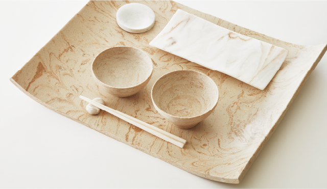 普段はキッチンウンターなどによく使われるコーリアン®